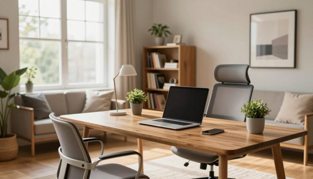 modern work from home business setup